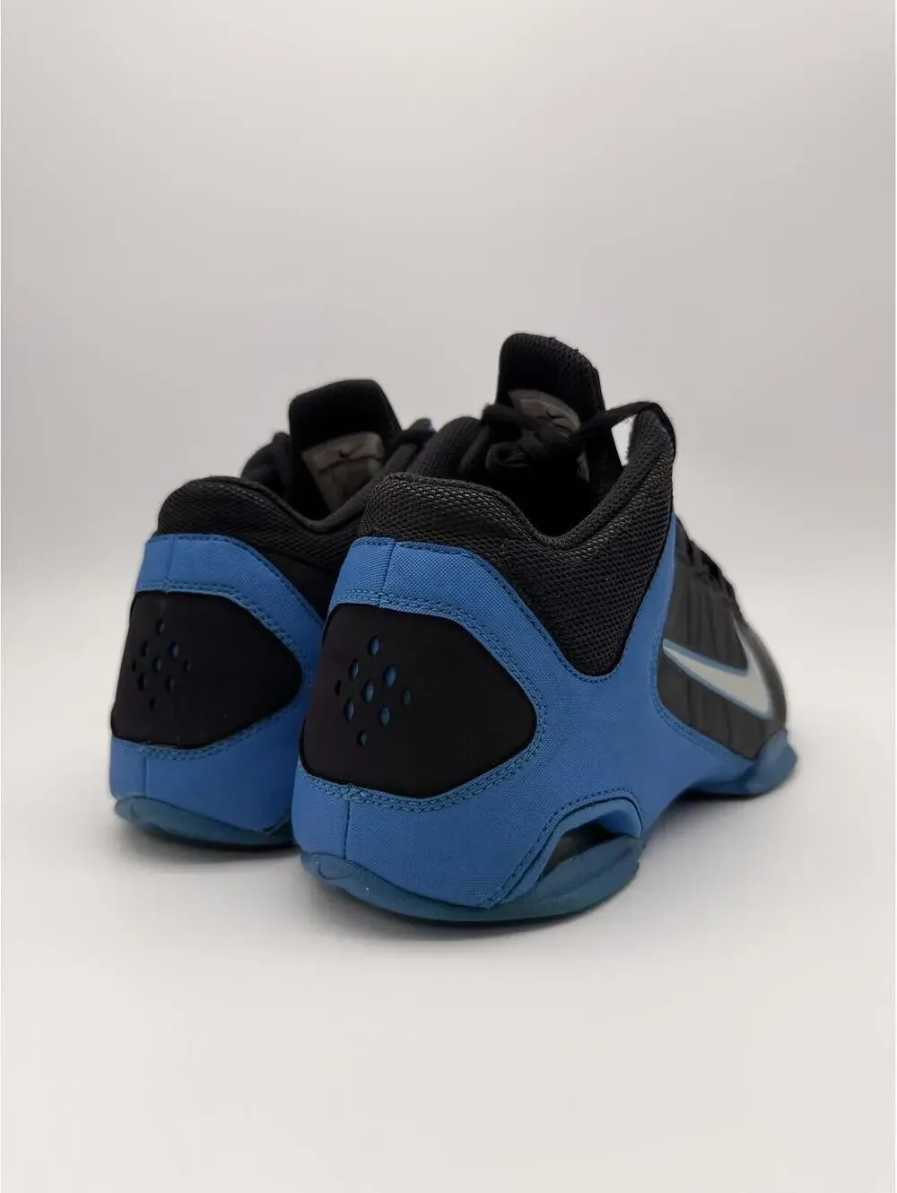 Nike Air‎ Visi Pro IV Men's Basketball Shoe Black Blue Size 8